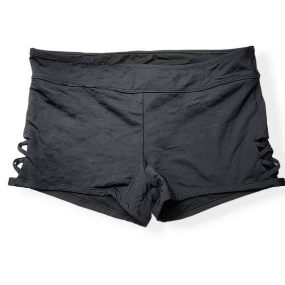 Kona Sol Other - Kona Sol Black High Coverage BoyShorts  XL 16-18
